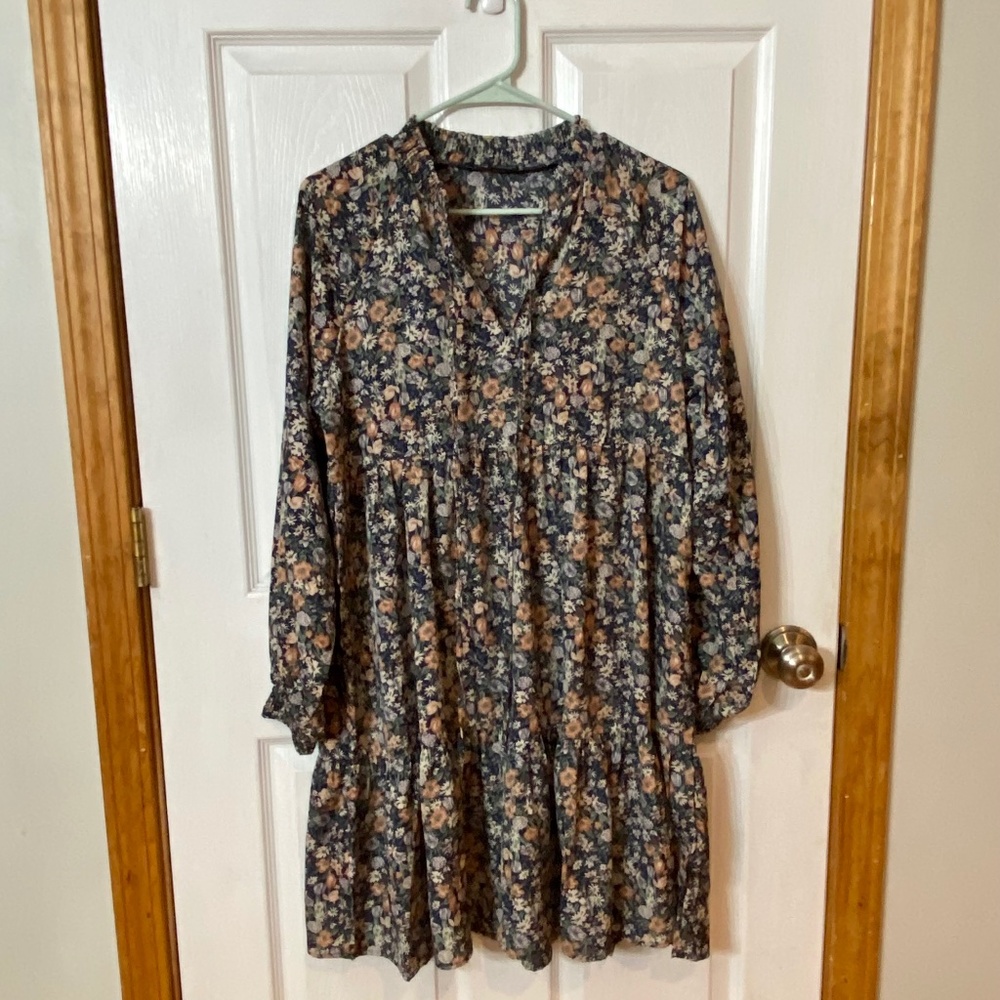 Shein Women’s casual long sleeve floral dress